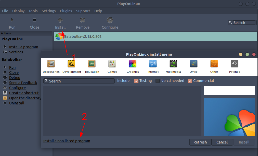 Install wxbriscola on Linux